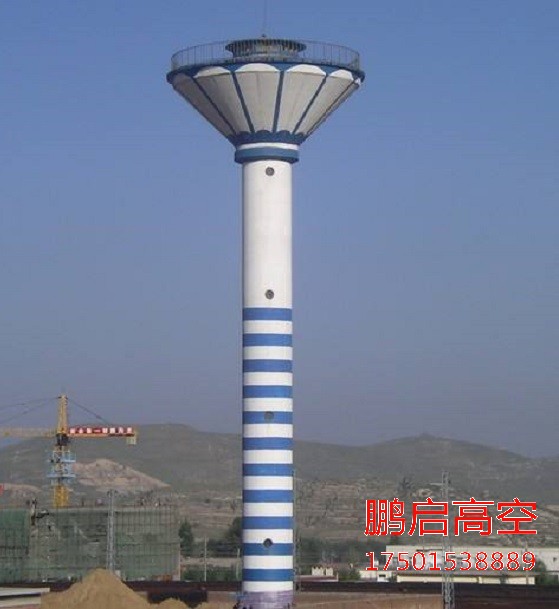 水塔美化画画